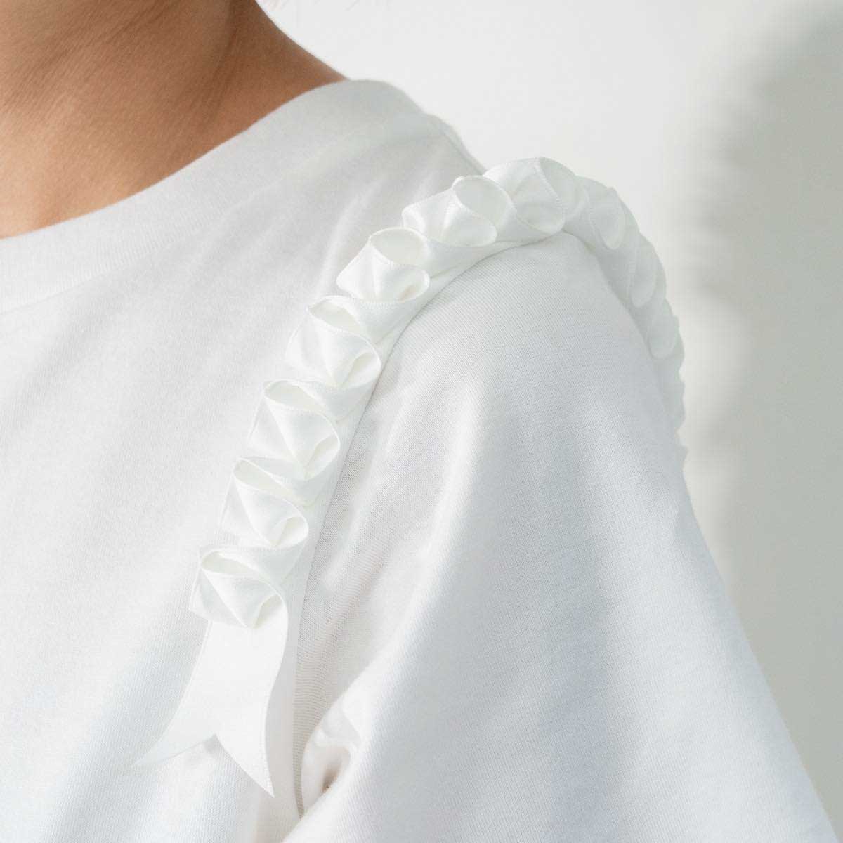whipped ribbon T shirts【ホワイト】