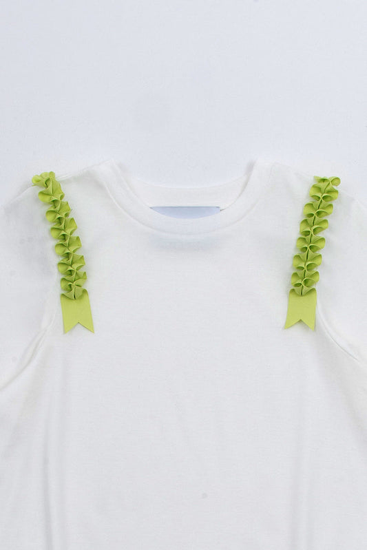 whipped ribbon T shirts【ホワイト】