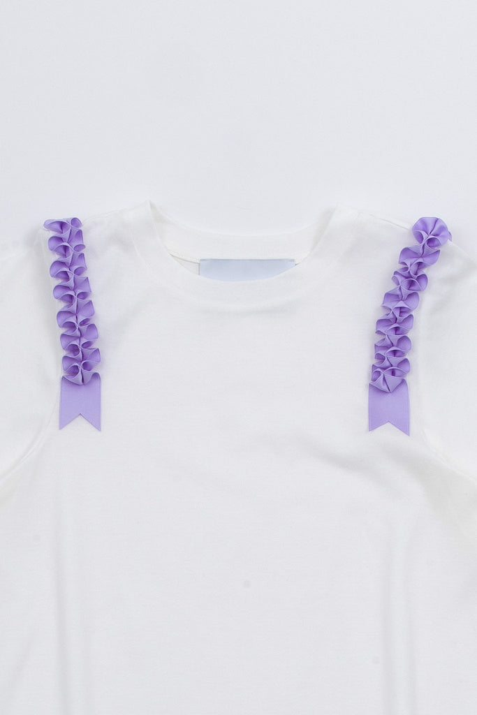 whipped ribbon T shirts【ホワイト】